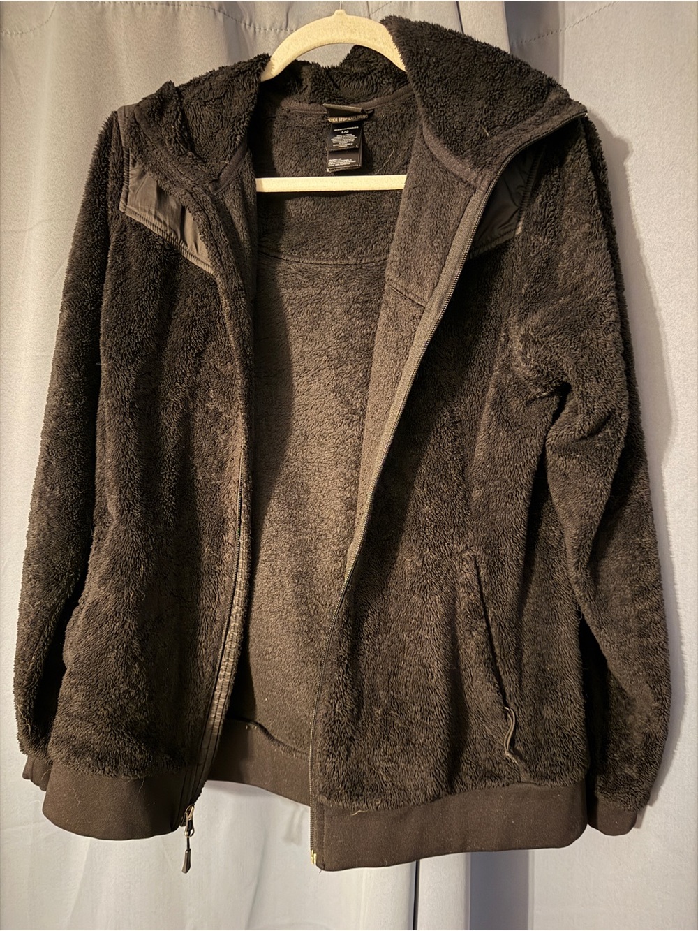 The North Face Black Plush Fleece Hoodie